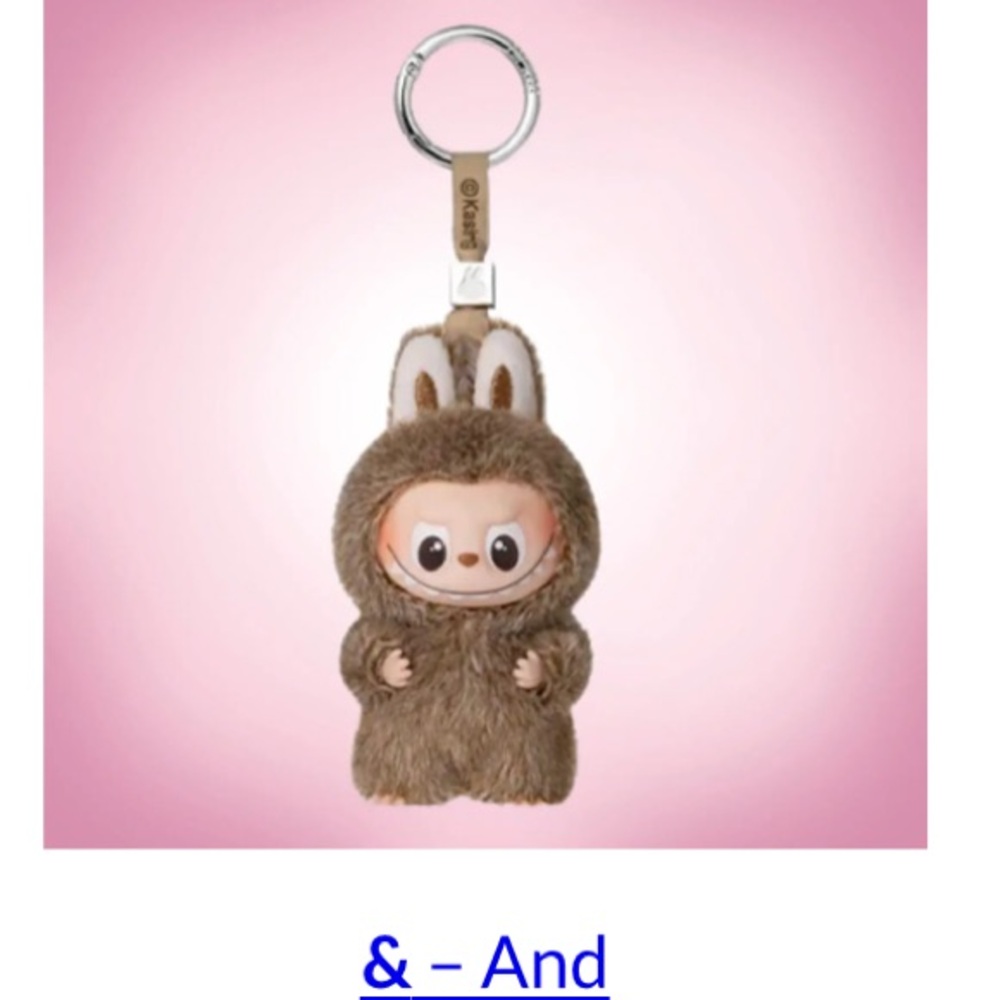 Labubu & pin for love plush pendant new drop August 28th V4